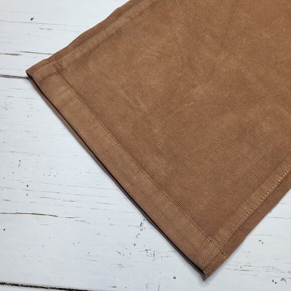 Madewell Wide Leg Corduroy Pants Tan Brown High Rise Full Length Stretch 27 - Picture 8 of 12